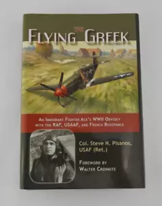 The Flying Greek An Immigrant Fighter Ace's WWII Odyssey RAF USAF DJ HB Book - Imagen 1 de 4