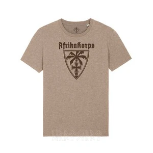 AfrikaKorps Wehrmacht Deutsche Heeresgruppe Afrika Dak Palm T-shirt - Picture 1 of 11