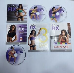 21 DAY FIX Fitness home Workout DVD ~ 9 Workouts on 2 DVD's & 1 bonus dvd