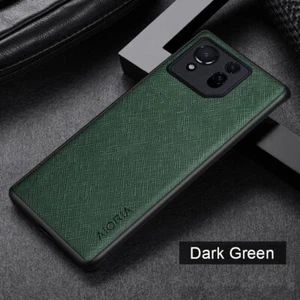 For Asus ROG Phone 8 Pro Luxury Shockproof Hybrid Matte Cross Leather Case Cover - Picture 1 of 15