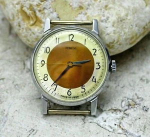 Reloj de pulsera Pobeda para hombre 15 joyas de rubí URSS raro reparado regalo vintage para hombre - Imagen 1 de 6