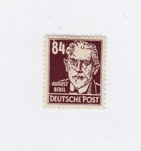 RDA ALEMANA (MK3854) # 136 FVF-MH 84pf AUGUST BEBEL/BROWN LAKE CAT VALOR $65 - Imagen 1 de 1