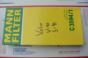 2000-04 VOLVO S40 V40 Mann-Filter C 3594/1 Air Filter - Picture 1 of 5