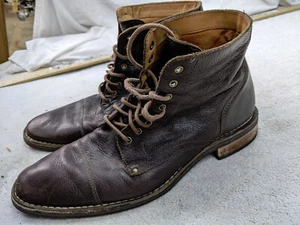 Cole Haan Mens 11 M Brown Leather Lace-up Chukka Ankle Boots Heel C20065 - Picture 1 of 11