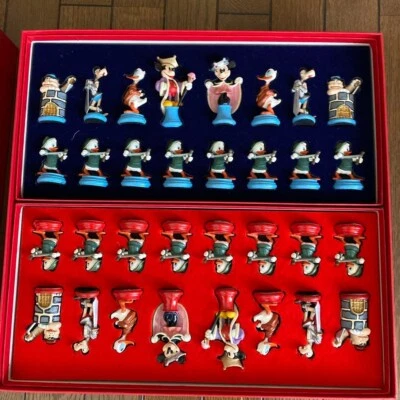 Disney Chess Set Mickey Minnie Board Game Strategy From Japan Used - Image 1 of 4