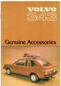 Volvo 343 DL Accessories 1976-77 UK Market Sales Brochure 300-Series - Picture 1 of 2