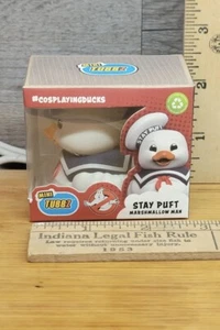 MINI TUBBZ GHOSTBUSTER STAY PUFT MARSHMALLOW MAN RUBBER DUCK NEW IN BOX #3 - Picture 1 of 3