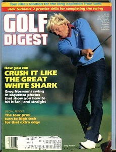 Golf Digest Magazine October 1984 Greg Norman EX w/ML 051017nonjhe - Imagen 1 de 1