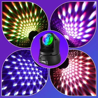 36 LED Assist Mini Moving Head With RGBW Kaleidoscope For Club Party Wedding - Image 1 of 4