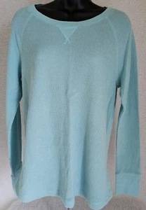 Faded Glory Womens Shirt Top Blouse Size XL X Large 16/18 Turquoise - Picture 1 of 24