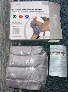 REVIX Set of 2 Microwaveable Heating Pads for Knees/Elbows, Heated Knee Wraps - Picture 1 of 1