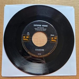 SHARING Superfine Woman/Wanton Girl 45 7" RARE SOUL PSYCH OBSCURE Record Vinyl - Picture 1 of 2