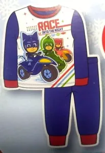 PJ Masks Toddler Boys 2 Piece Sleepwear Pajama Set Blue NWT Size 2T, 3T PJMasks - Picture 1 of 2