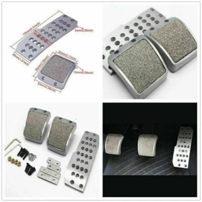 3x Car Non-Slip Foot Rest Fuel Brake MT Pedal For Acura Honda Japanese Car model - Image 1 of 4