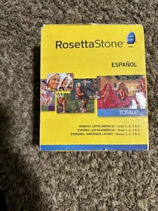 Rosetta Stone Spanish Language Course CDs Latin America Level 4 NEW Headphones - Picture 1 of 6