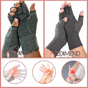 Pedimend™ Fingerless Arthritis Gloves for Typing, Joint and Carpal Tunnel Pain - Picture 1 of 20