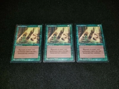 MTG 1x Revised green uncommon MP Italian FBB Regrowth ships w/ tracking - Image 1 of 2