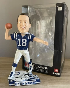 PEYTON MANNING Indianapolis Colts Legend NFL Helmet Base Bobblehead NIB! - Picture 1 of 2