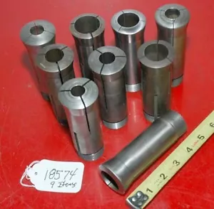 Hardinge and Hendy H8 Collets (9) items (Inv 18574) - Picture 1 of 2
