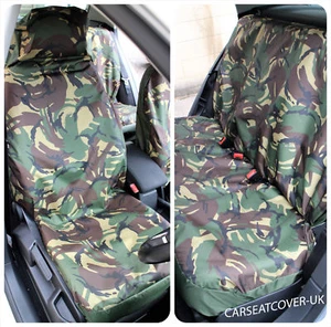 For Toyota Hilux - Camouflage Waterproof Car Seat Covers - Full Set - Picture 1 of 3