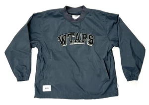 WTAPS Mens Oxford Smock Pullover Gray Sz X 03 Large Made in Japan RARE - Picture 1 of 9