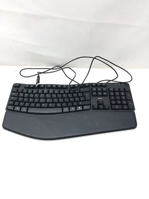 Hama ergonomische Tastatur (Handballenauflage Tastatur, Tastatur kabelgebunden - Bild 1 von 4