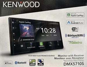 NEW Kenwood DMX5710S 6.8" Touchscreen Receiver, Android Auto & CarPlay Bluetooth - Picture 1 of 2