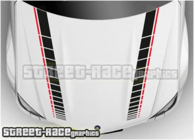 BS1810 Mini cofano da corsa strisce grafiche adesivi Cooper Countryman Paceman - Immagine 1 di 2