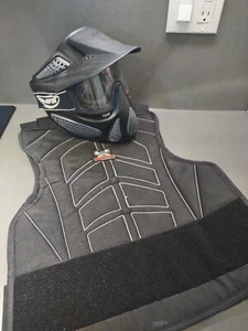 JT Paintball Mask With Googles And Maddog Vest - Picture 1 of 9