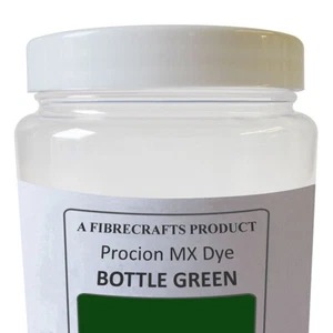 50g Fibrecrafts Procion Dye - Bottle Green - Picture 1 of 1
