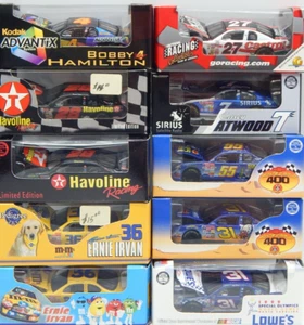 1:64 MIX OF 10 ACTION NASCAR DIECAST ERNIE IRVAN, CASY ATWOOD, & OTHERS-RTC1615 - Picture 1 of 8