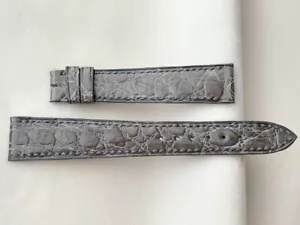 OMEGA watch belt strap light gray women b1102732659HA Used - Picture 1 of 7
