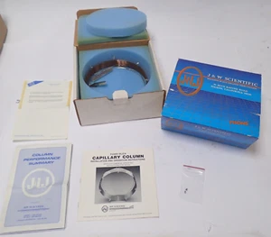 J&W SCIENTIFIC .1227032 DB-WAX 0.25μM FUSED SILICA CAPILLARY COLUMN NEW OPEN BOX - Foto 1 di 16