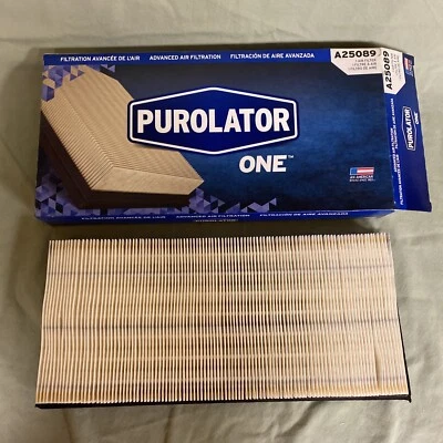 Purolator One A25089 Air Filter fits select 1997 - 2006 Jeep TJ Wrangler Foto 1 de 4