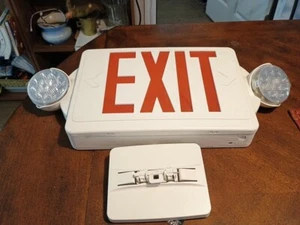 Lithonia Lighting R M6 ECC LED Emergency Exit Sign T20 Compliant Untested - Picture 1 of 2