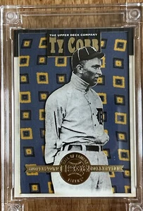Upper Deck Jersey Fusion Ty Cobb Profusion Final Hospital Stay Robe Card RARE - Picture 1 of 6