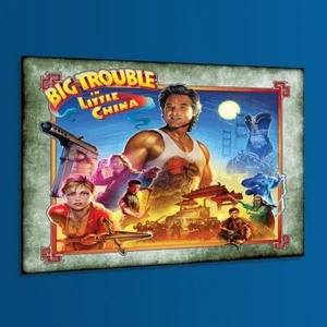 Big Trouble In Little China A3 Print Kurt Russell Kim Cattrall - Foto 1 di 1