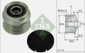 ALTERNATOR PULLEY For AUDI A4 B5 A6 C5 1.9 TDI 1.9TDI 95 to 01 PASSAT 97-00 1.9D - Picture 1 of 3