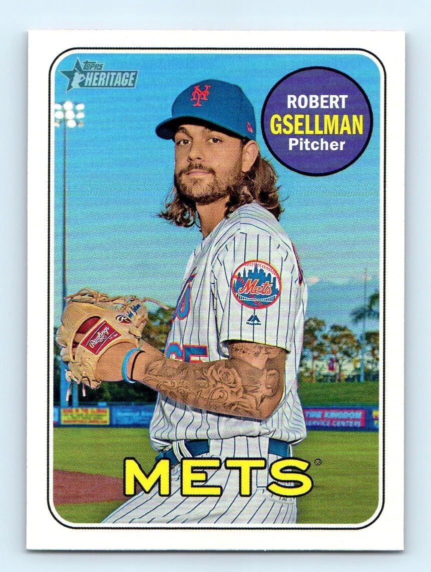 2018 Topps Heritage Robert Gsellman New York Mets #631