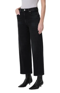 NEW! $218 AGOLDE REN HIGH WAIST WIDE LEG JEANS HUSH SZ 28 - Picture 1 of 4