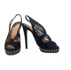 Nicholas Kirkwood Womens Stiletto Heels Size 39 Au 8 Black Pearl Casati Euc