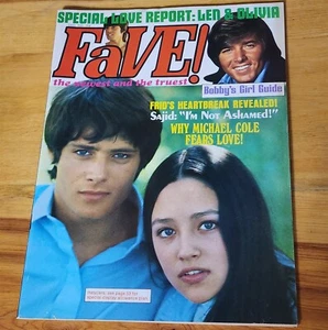 DECEMBER 1969 FAVE MAGAZINE BOBBY SHERMAN JONATHAN FRID MICHAEL COLE AND MORE - Foto 1 di 6