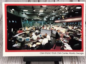 CNN Center Studio Tour, Atlanta GA Georgia, TV News Network, Journalism Postcard - Picture 1 of 4