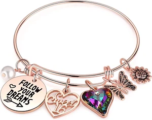 Birthday Gifts for Women Girls Bracelet, Birthday Charm Bracelets 10Th 20Th 30Th - Picture 1 of 12