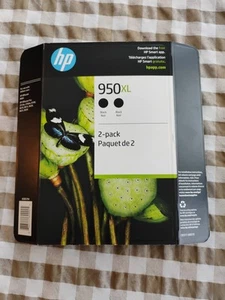 Confezione 2 cartucce inchiostro nero Hewlett Packard HP 950XL originali nuove con scatola scadenza 7/2024 - Foto 1 di 6