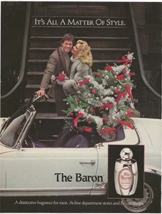 Anuncio impreso vintage The Baron Cologne - It's All A Matter Of Style - enero 1987 - Imagen 1 de 5