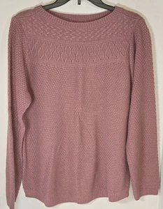 Croft & Barrow Damen 2XL Pullover Dusty Rose Sweater Langarm - Bild 1 von 10