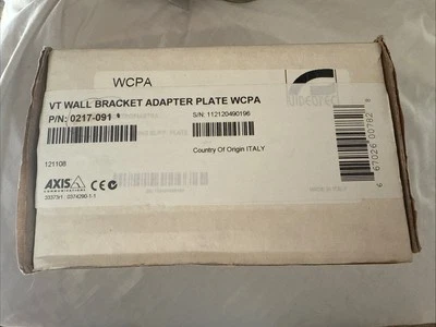 Axis 0217-091 VT Wall Bracket Adapter Plate WCPA - NEW - Image 1 of 3