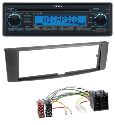 VDO AUX MP3 1DIN CD USB Autoradio für Renault Laguna II (2005-2008) - Bild 1 von 4