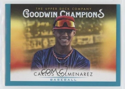 2021 Upper Deck Goodwin Champions Horizontal Turquoise Carlos Colmenarez #69 - Image 1 of 2